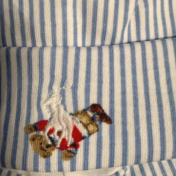 Ralph Lauren Kids Blue Striped Hat - Picture 3 of 4